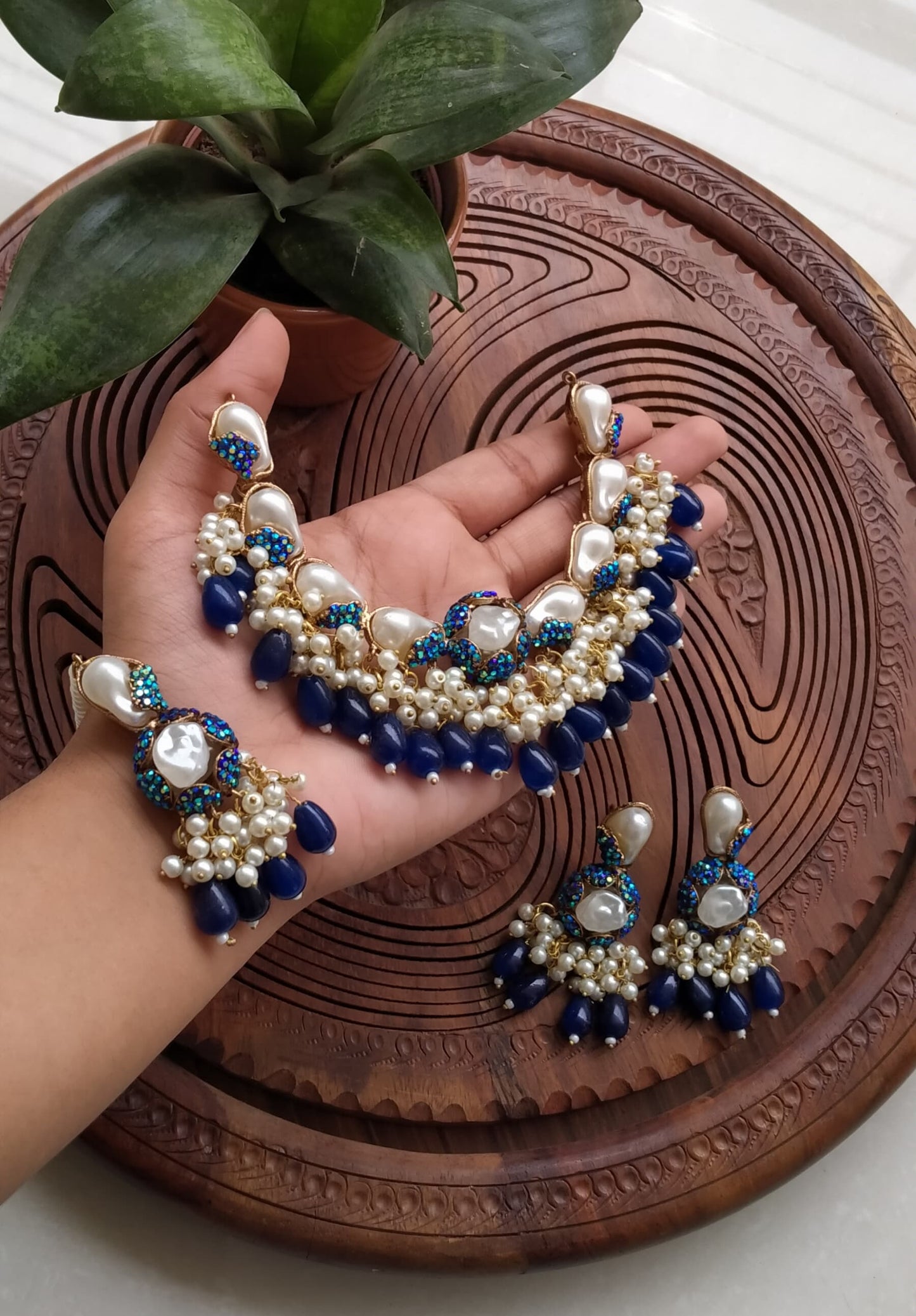 TURKISH STONE PEARL SET