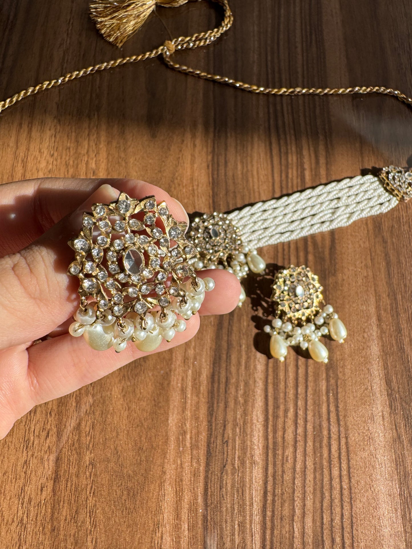 Beaded choker set