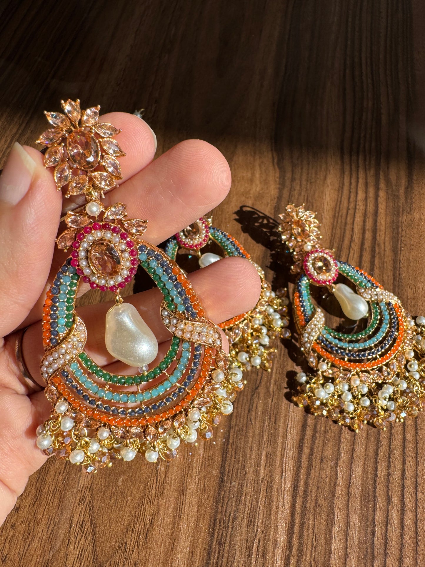 Multicolor earrings