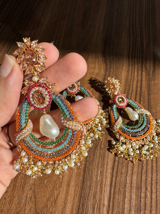 Multicolor earrings
