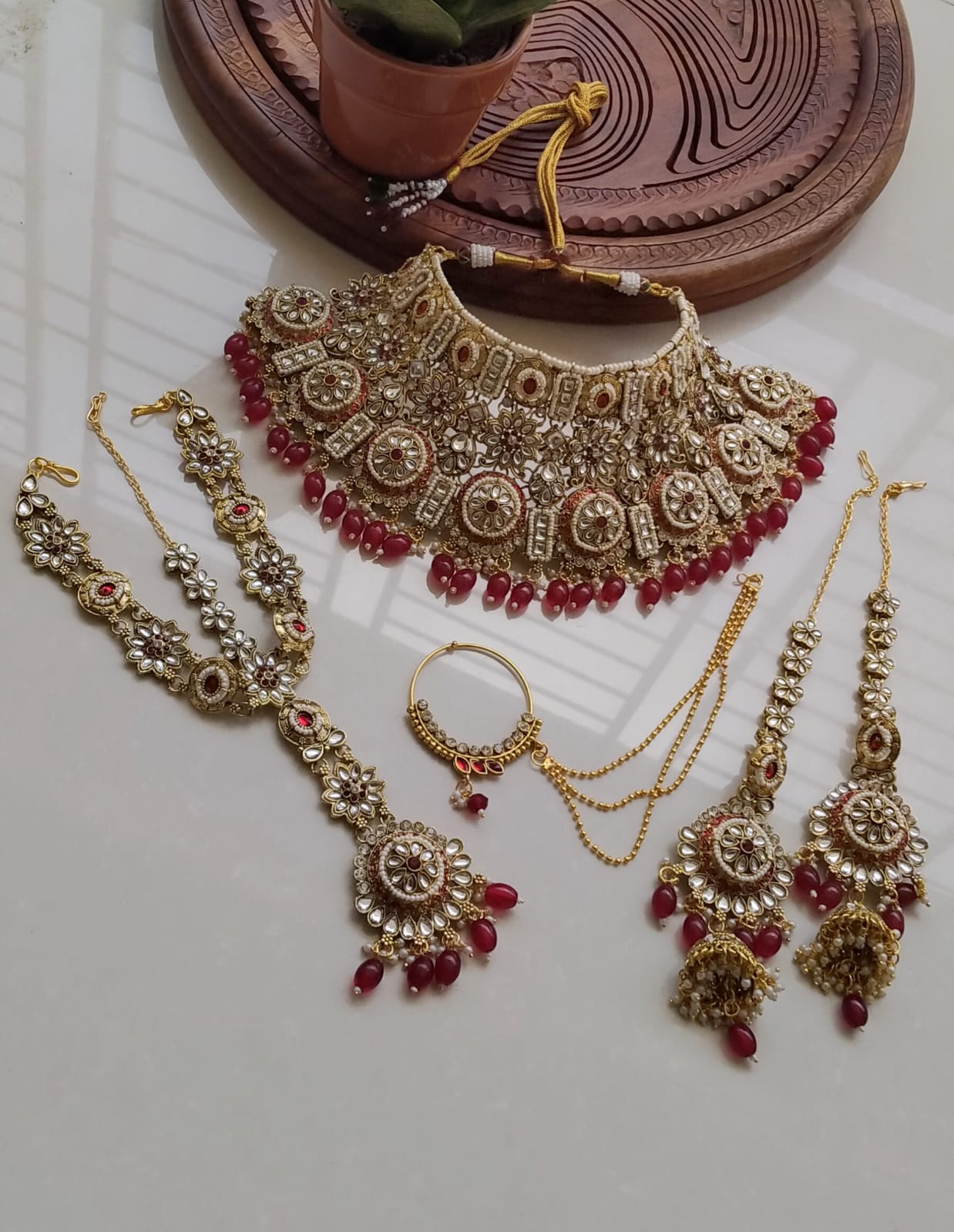 INDIAN BRIDAL KUNDAN SET