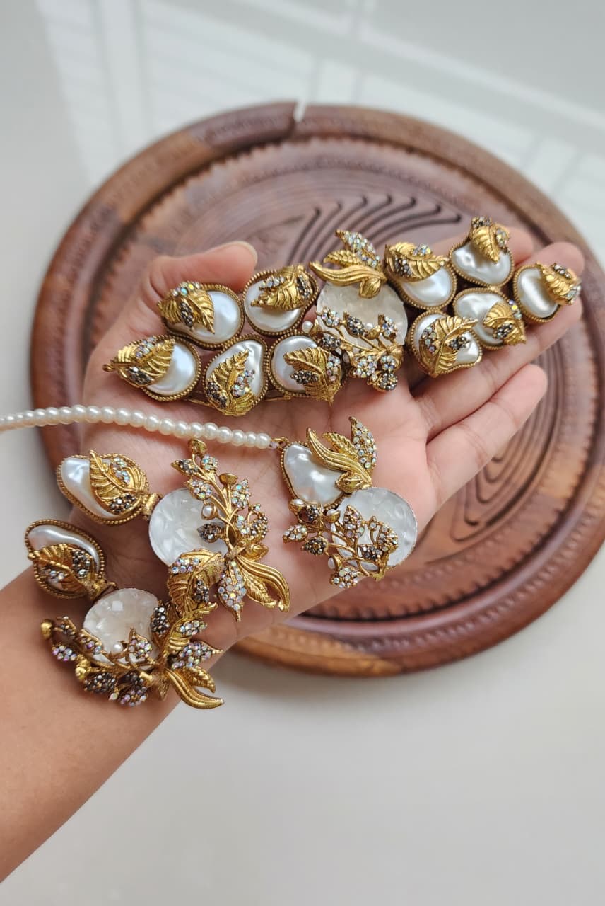 Royal Turkish Choker Set with Earrings