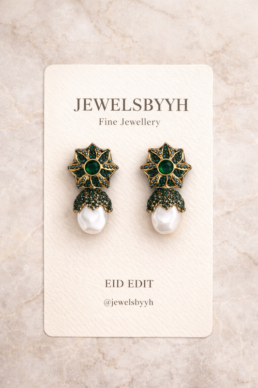PEARL STATEMENT EARRINGS