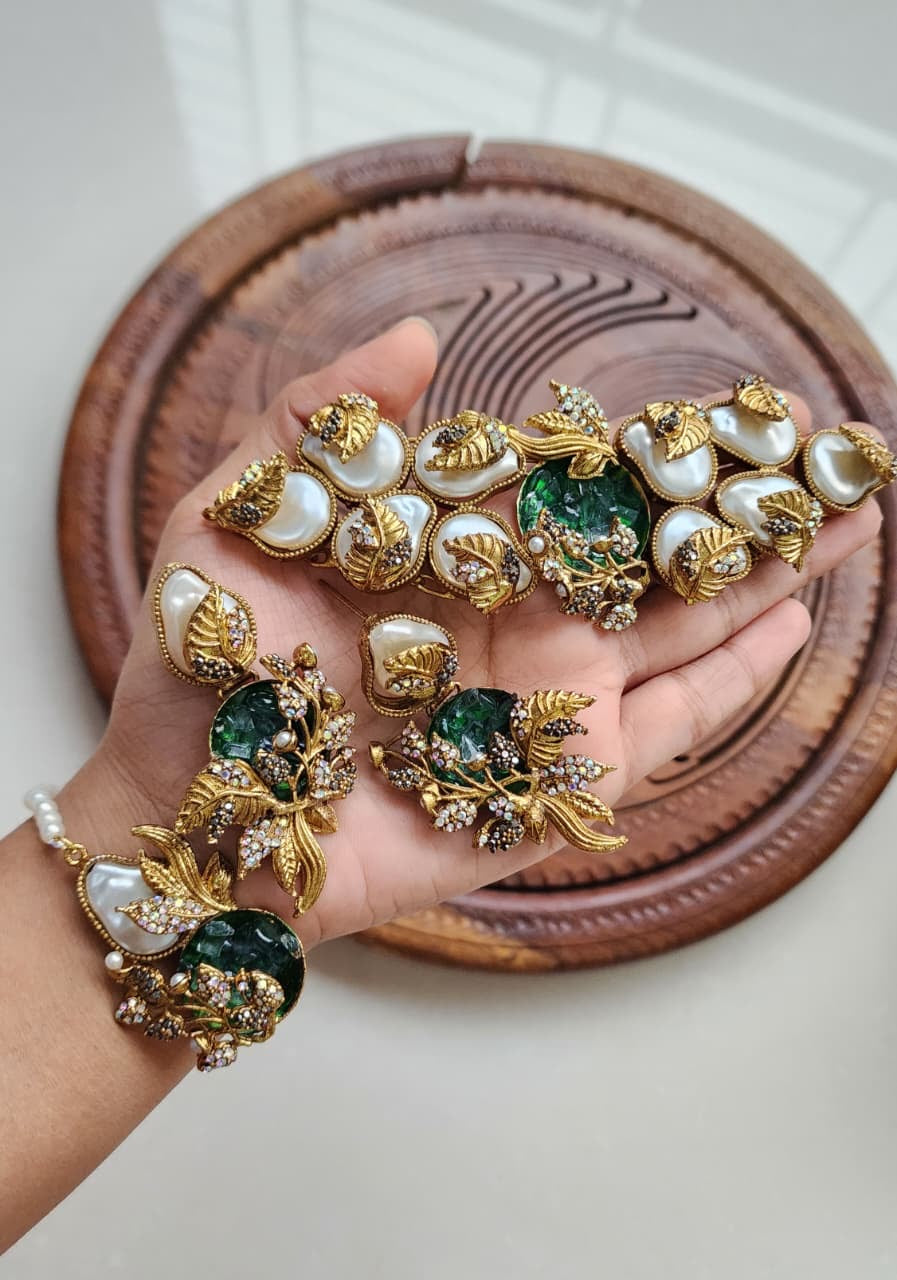 Royal Turkish Choker Set with Earrings
