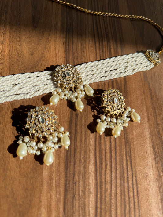 Beaded choker set