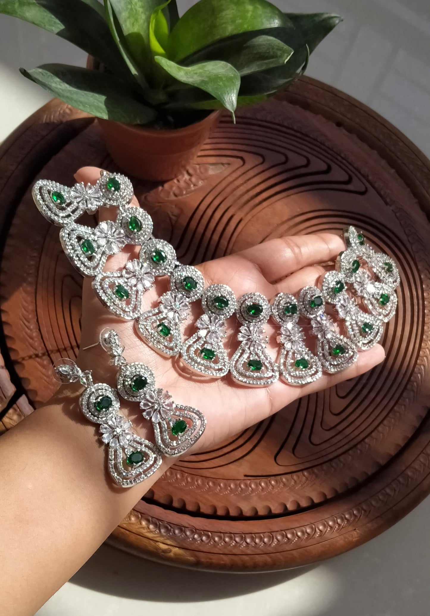 AMERICAN DIAMOND ZIRCON SET