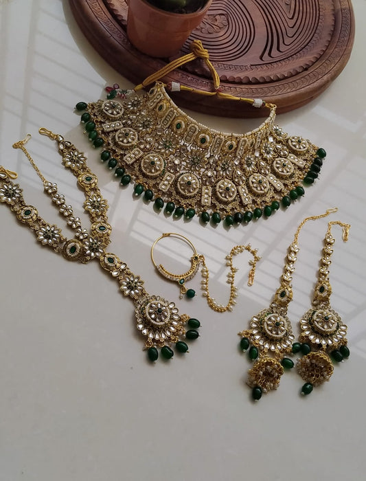 INDIAN BRIDAL KUNDAN SET