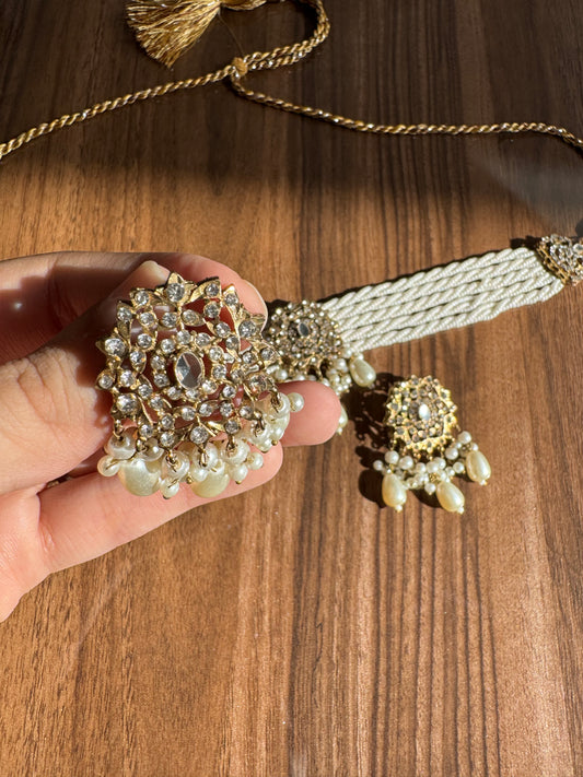 Beaded choker set