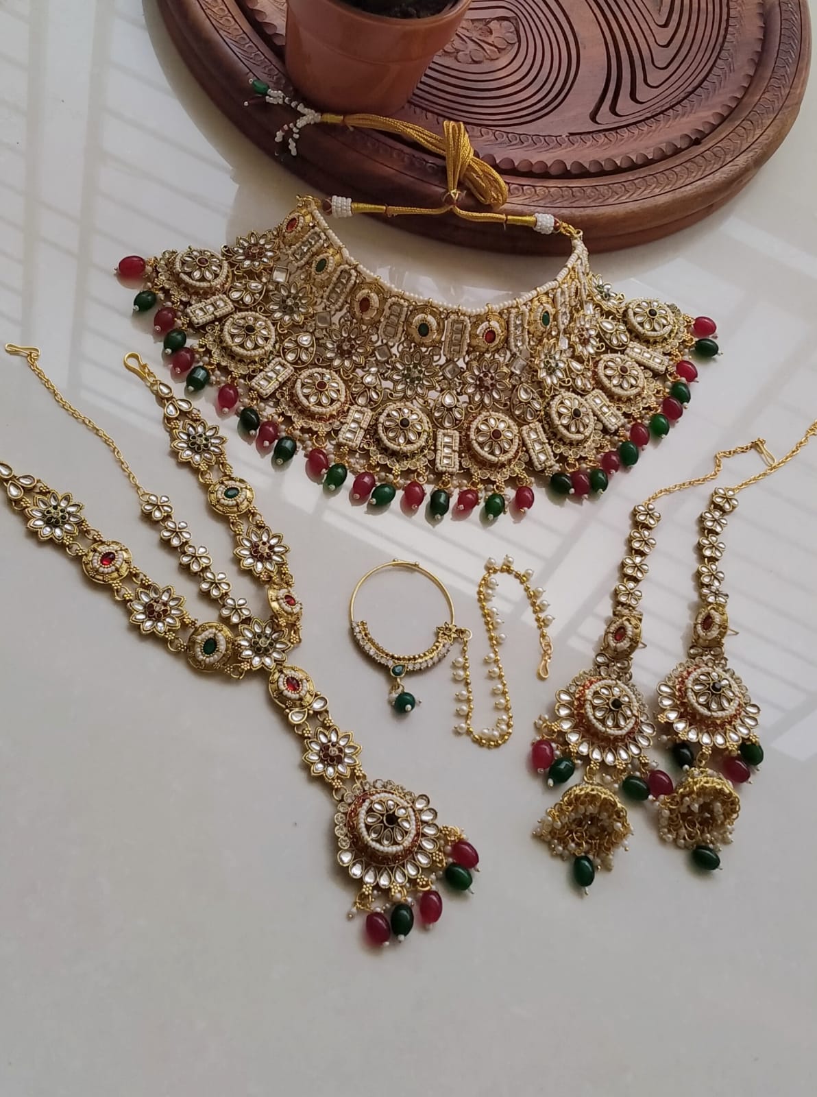 INDIAN BRIDAL KUNDAN SET